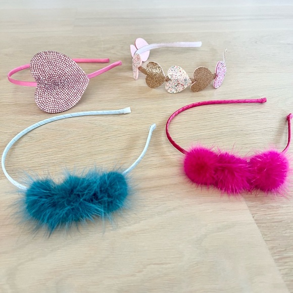 Set of 4 adorable headbands. Luxe brands / materials - Picture 1 of 8